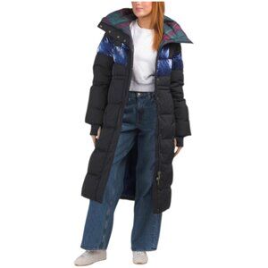 SCOTCH & SODA Kaatye Core Fit Maxi Puffer Coat With Oversized Collar